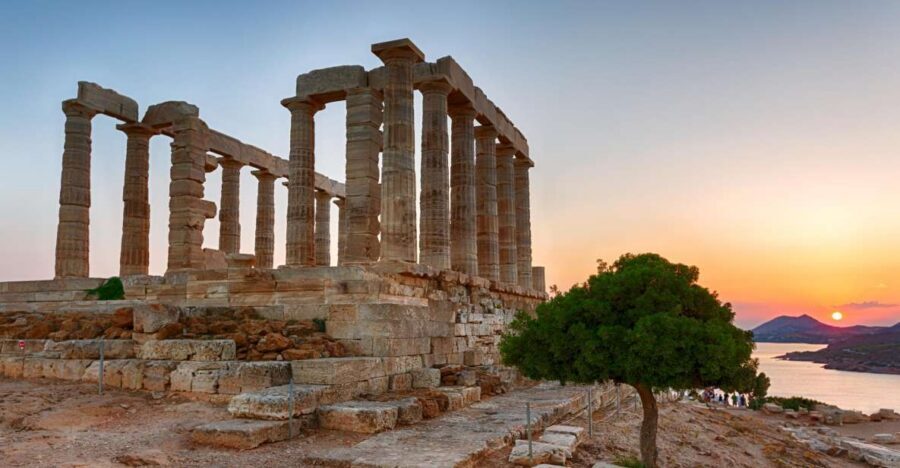 Athens: Temple of Poseidon and Cape Sounion Sunset Tour - English live guidance and included audio: so you understand what you’re seeing
