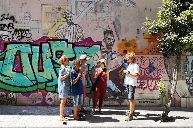 Athens Urban Street Art Tour - Monastiraki: an easy first hit of mural energy