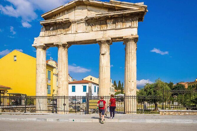 Athens Urban Treasure Hunt w Food Stop - The ancient set-piece stretch: Hadrian’s Library onward