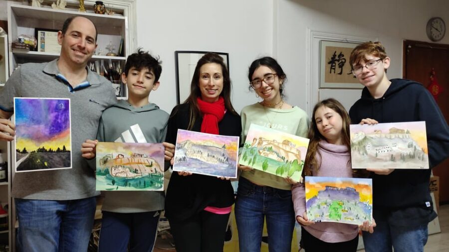 Athens: workshop for painting landscape with local artist - What Time Feels Like: A Two-Hour Studio Session That Still Produces a Finish
