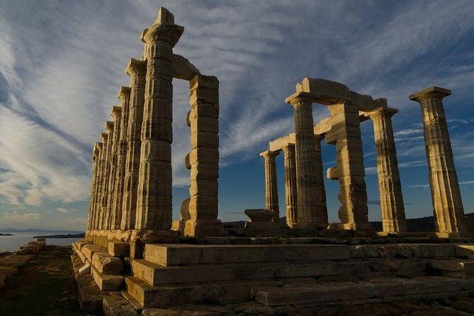 Cape Sounio - Cape Sounion: The Rocky Promontory and the Temple of Poseidon