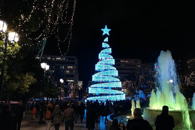 Christmas food and walking tour in Athens - Monastiraki finish: honey, olive oil quality talk, and suvlaki