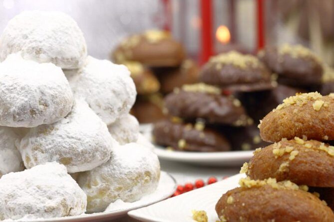Christmas food and walking tour in Athens - Agia Irini Church and loukoumades, the Greek donut moment