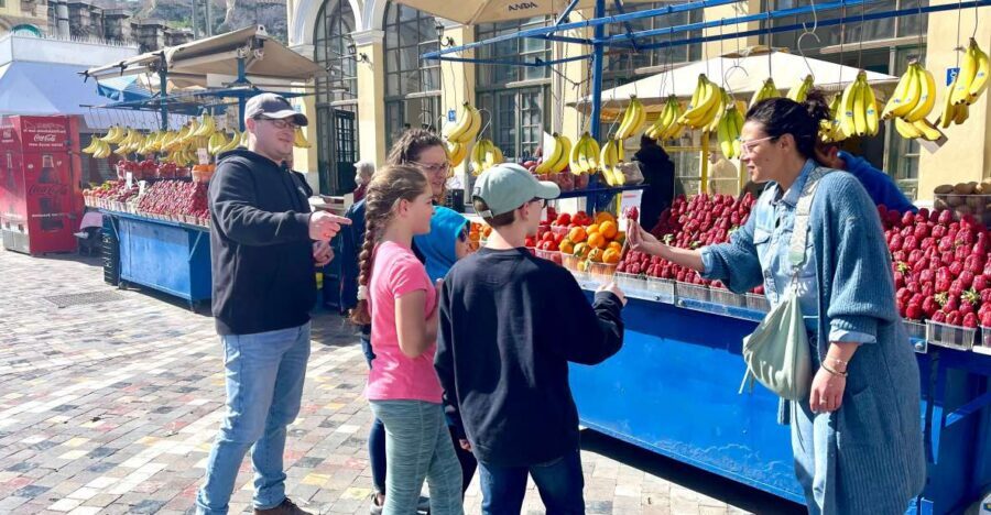 Delicious food tour for families 15+ iconic Greek foods - Hand-made ice cream roll: the payoff that ends the tour on a high note