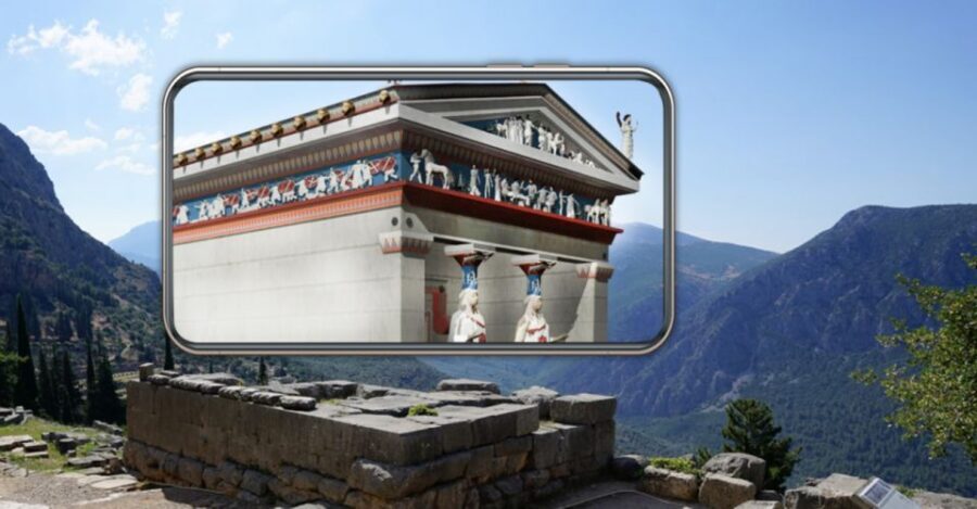 Delphi: Audiovisual self-guided tour with 3D models - Key highlights at a glance