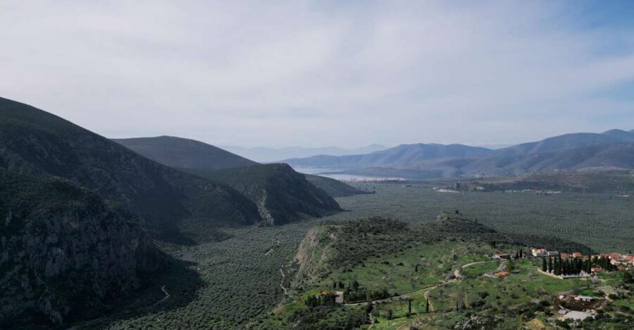 Delphi: Easy Hike on Ancient Path through the Olive Groves - A downhill Delphi hike that actually feels easy