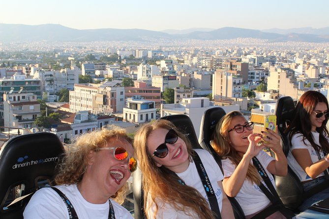 Dinner in the Sky Athens - Rotating 360 views: how to get the best photos without stress