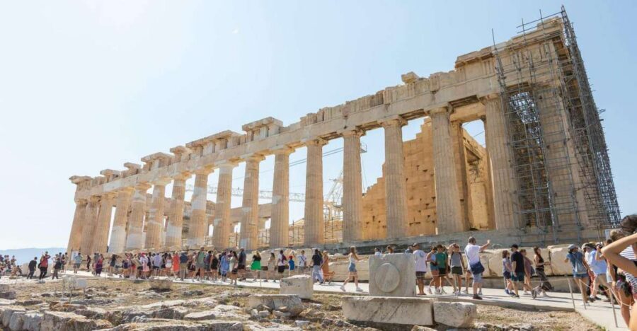 Discover Athens: Acropolis Entry Ticket & Cape Sounion Tour - Cape Sounion by Bus Along the Athenian Riviera