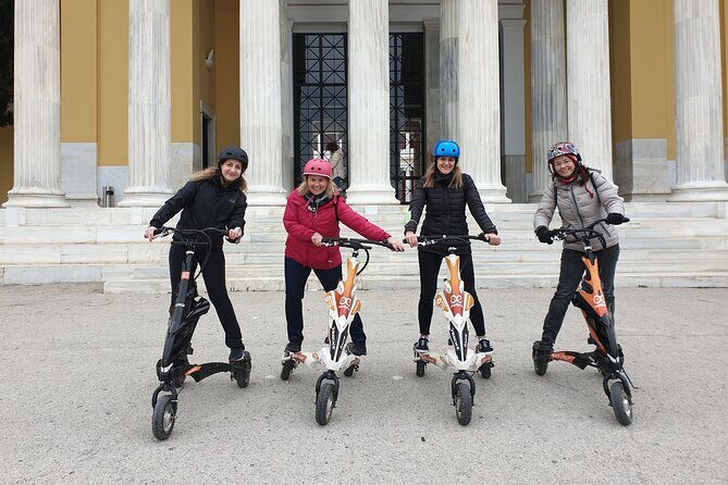 Electric Trikke Tour Adventure in Athens - Meeting at ScooteriseChatzichristou 18: timing, ticket, and getting set up