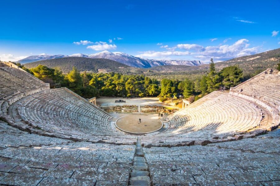 Epidaurus: Temple of Asclepius E-ticket & Audio Tour - Propylaea reconstruction: your first guided moment of place