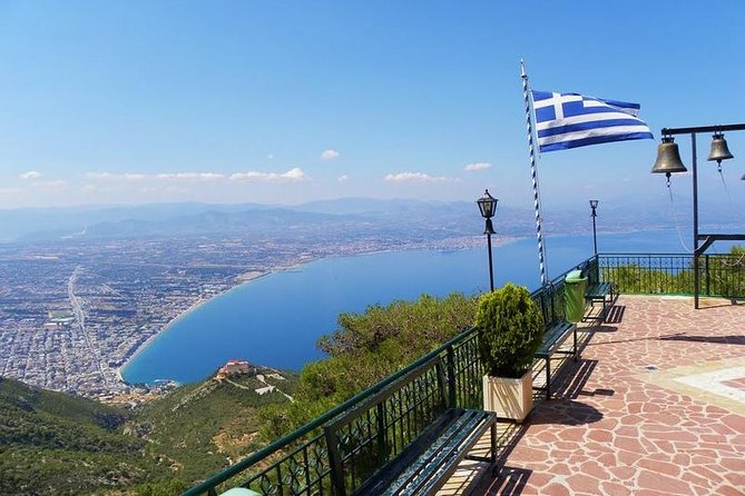 Explore Loutraki & Lake Vouliagmeni: Nature and Relaxation - Moni Osiou Patapiou: the Orthodox monastery stop (stairs included)