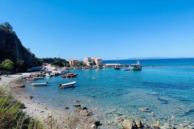 Explore Mani by boat - rent a boat in Kardamili (no licence) - Stop 5: The Foneas Blue Caves for Snorkel-Friendly Crystal Water