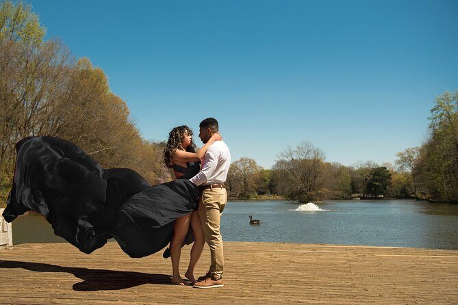 FLYING DRESS Photoshoot in Athens - Greece - What if you want extras: makeup, partner, and the dress realities