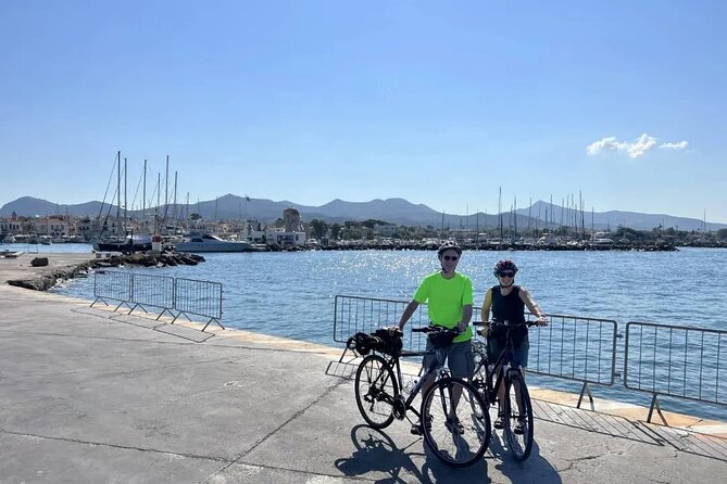 From Athens: Exploring Aegina Island by Bike - Through pines to Agios Nektarios monastery on the return arc