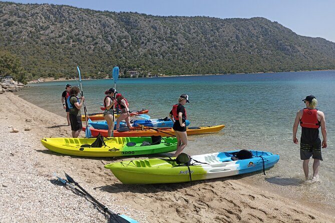 From Athens Half Day Sea Kayak Tour at the Corinthian Gulf - Kayak time with wind: how the guides keep the day enjoyable