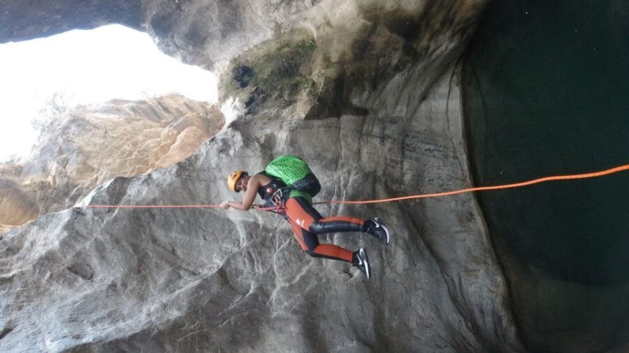 From Athens: Manikia Gorge Canyoning - Lunch and energy: optional but smart