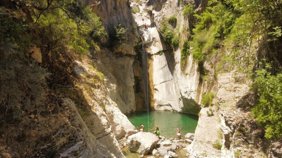 From Athens: Manikia Gorge Canyoning - Getting from Athens to Evia without losing your day