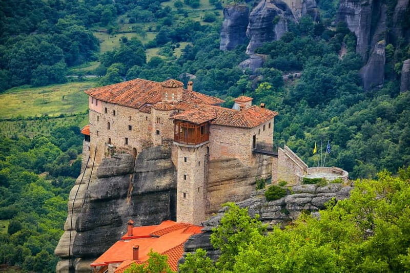From Athens: Meteora Monasteries and Hermit Caves Tour - Guided Meteora monasteries: outside views of six, inside of three