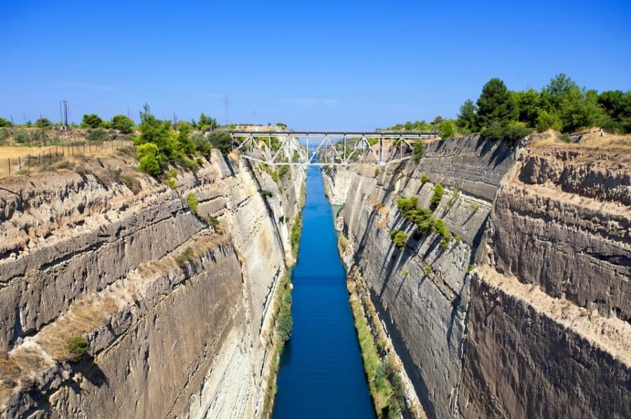 From Athens: Private Anc. Corinth, Temple of Hera, Blue Lake - Temple of Hera at the waterline: swim, then look again