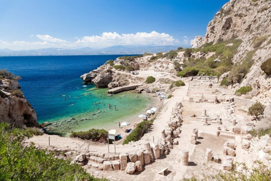 From Athens: Private Anc. Corinth, Temple of Hera, Blue Lake - The Isthmus Canal stop: seeing geography that shaped history