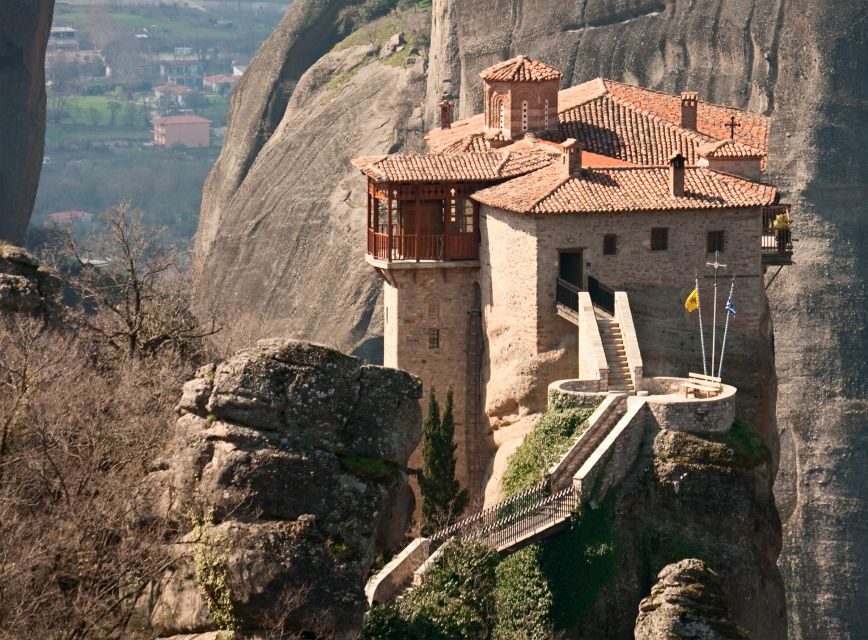 From Athens: Two-Day Guided Tour to Meteora - Morning Monastery Circuit: Three Main Stops and the Hermit Story