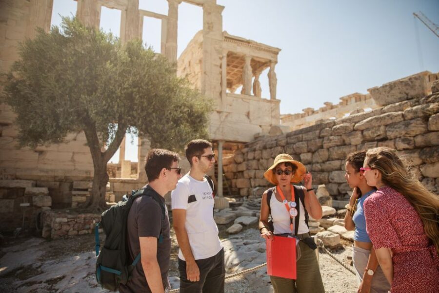 From Cruise Port: Athens City, Acropolis & Acropolis Museum - Temple of Olympian Zeus and Hadrian’s Arch: the big-stone in-between
