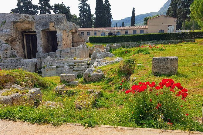 Full day tour Ancient Corinth with wine or olive oil tasting - Ancient Corinth: Temple of Apollo and the city that traded in olives and wine