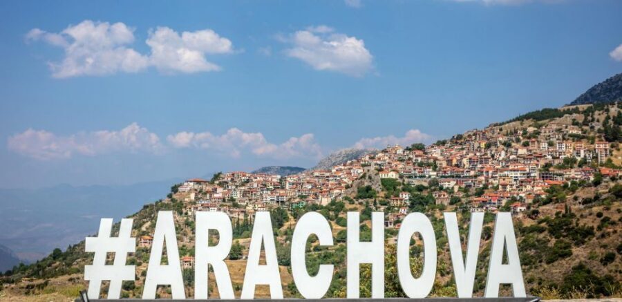 ''Full-Day Tour of Delphi-Monastery Hosios Loukas- Livadia'' - Arachova stop on the way back: mountain town energy, timed for a break