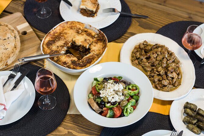 Greek Meze Cooking class and dinner with an Acropolis view - Your Meze Menu in Plain Terms (Tzatziki to Baklava Rolls)