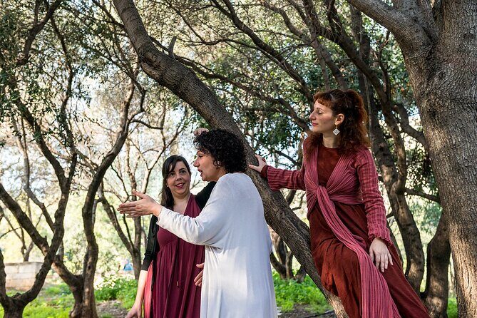 Greek Mythology Storytelling Walk - Odeon area and the Acropolis edge: Dionysus gets the spotlight