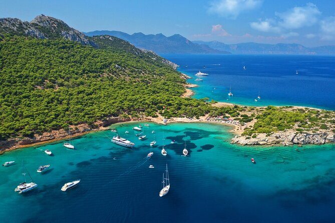 Half-Day Private Swimming Cruise along the Athenian Riviera - Vouliagmeni: the first swim stop with a relaxed pace
