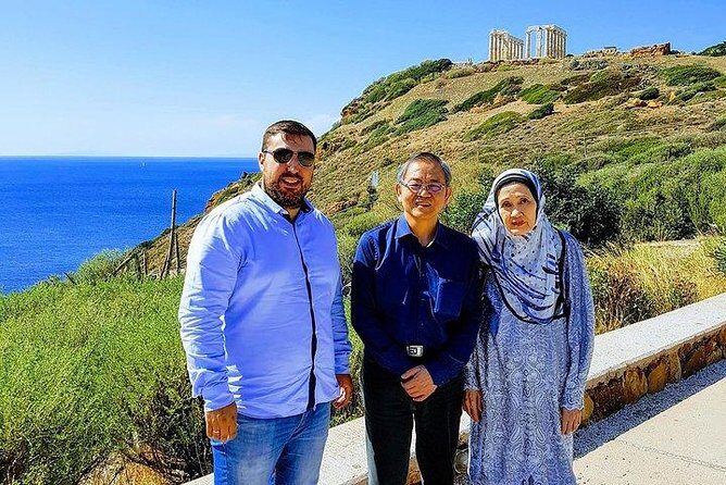 Half-day Sounio and Athenian Riviera private tour - Temple of Poseidon at Cape Sounion: the 90-meter cliff makes the hour matter