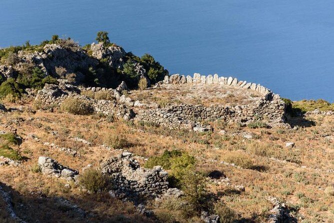Hiking above Kalamata - Climbing Mount Kalathi: from green slopes toward fir and pine