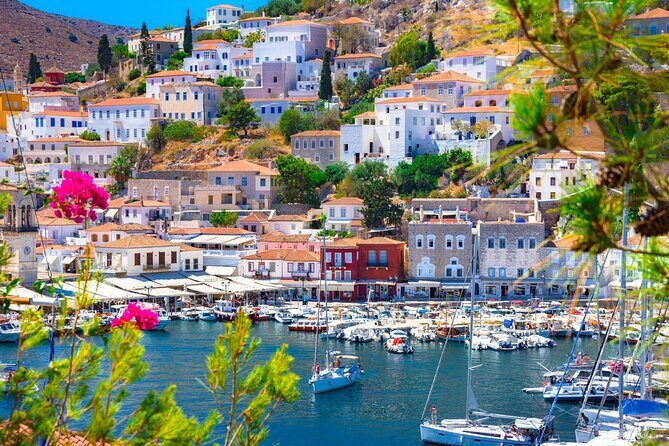 "Hydra: Wander the Cosmopolitan Car-Free Island on Foot" - Hydra Town on Foot: Port Views, Cannons, and Slow Wandering