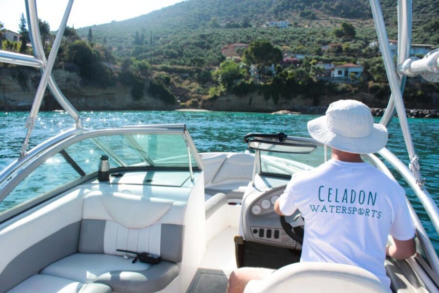 Kalamata - Kitries Boat Snorkel Tour - Caves, tiny beaches, and music on the ride