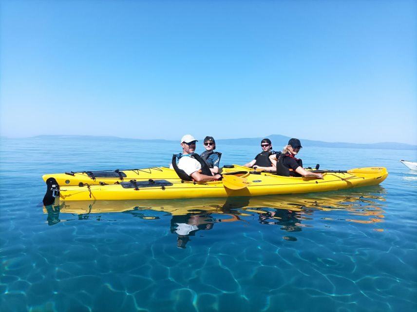 Kalamata: Sea Kayaking Day Trip with Lunch - Swim, snorkel, and chill time: how the break works