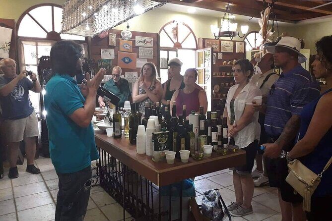 Katakolon Shore Ex: Skip-the-Lines Ancient Olympia & Olive market - The Padelina olive market: tasting teaches faster than shopping