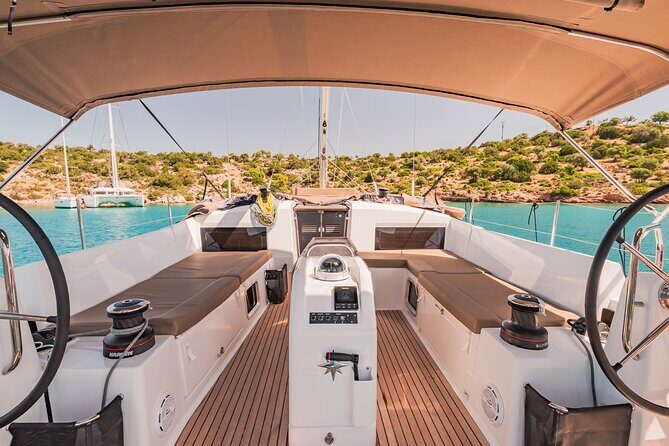 Luxury Catamaran Morning Private & Greek Gastronomy in Athens - First Stop: Ydrousa Island for Swimming, Snorkeling, and Sun Time