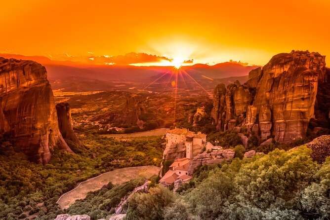 Majestic Meteora Private Sunset tour - Great Meteoron Monastery: The Highest, Largest One Up Top