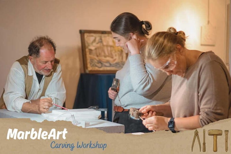 Marble Carving Workshop and Cultural Tour - Cycladic Art - The 135-Minute Workshop Flow Inside MarbleArt Athens