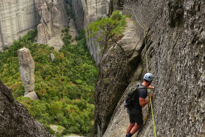 Meteora Scrambling Tour with Optional Pick-up - Via Ferrata Sections Inside the Rock: Carved Paths and Chimney Moves