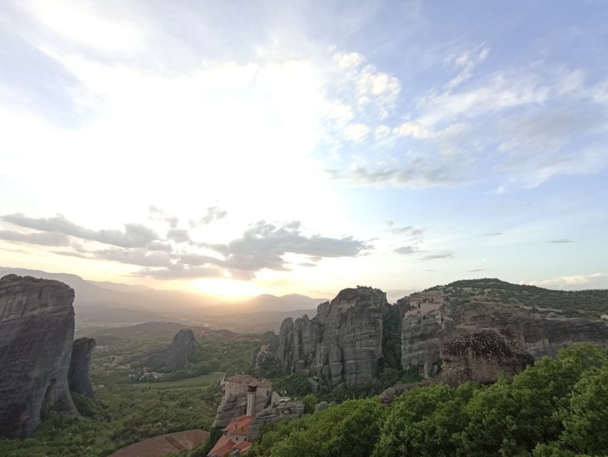 Meteora Sunset with Photos Stops & to the Cave of St. George - Saint Antonios: The 10-Century Hermit Story You Can See