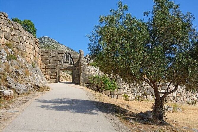 Mycenae Half-Day Private Tour from Athens - Mycenae’s acropolis walls and the Lion Gate entrance