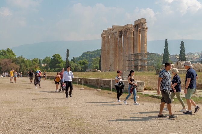 Mythology Tour of Athens & the Acropolis with a Private Expert Licensed Guide - Stop 1: Temple of Olympian Zeus stories you’ll carry uphill