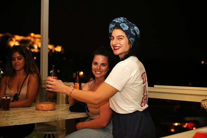 Nightlife Athens Tour inc. rooftops, tastings & 3 drinks - Why an 8:30pm Athens walk makes sense