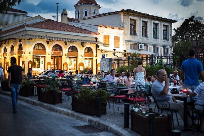 Nightlife Athens Tour inc. rooftops, tastings & 3 drinks - Psirri back streets: myths, spooky stories, and local energy