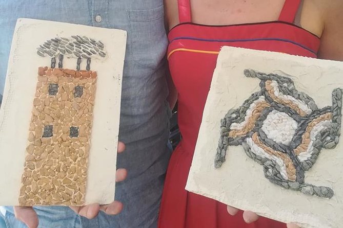 One day mosaic workshops in the Southern Peloponnese - Price and value: $108.37 for tools, materials, snacks, and real coaching