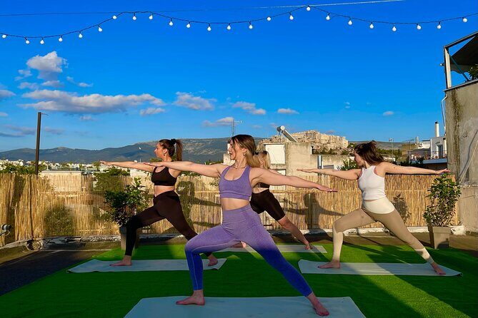 Outdoor Yoga and Pilates with Akropolis view - Acropolis Views That Make Your Breath Feel Bigger