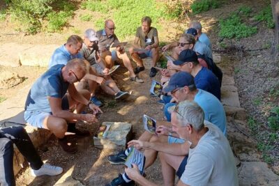 Philosophy Experience at Plato's Academy Park - basic version - Walking the 300m to the ancient Gymnasium ruins