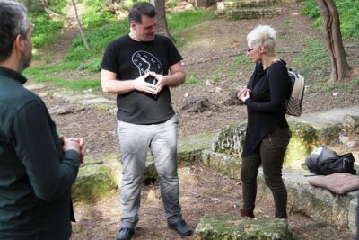 Philosophy Experiential Workshop at Plato's Academy Park -Athens - The philosophical warm-up: reading and interpreting Greek texts